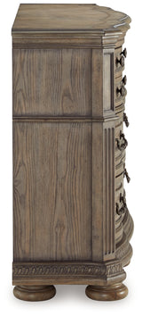 Ardenfield 6-Piece King Upholstered Sleigh Bed with Dresser and 2 Nightstands (King/California King Upholstered Sleigh Footboard/Slats, King/California King Upholstered Sleigh Headboard, Queen/King Sleigh Rails, Dresser, Nightstand, Nightstand)