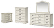 Arlendyne Dresser, Mirror, Chest and Nightstand