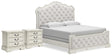 Arlendyne King Panel Bed and 2 Nightstands
