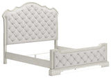 Arlendyne King Upholstered Bed, Dresser and Mirror (Bed Size: King)