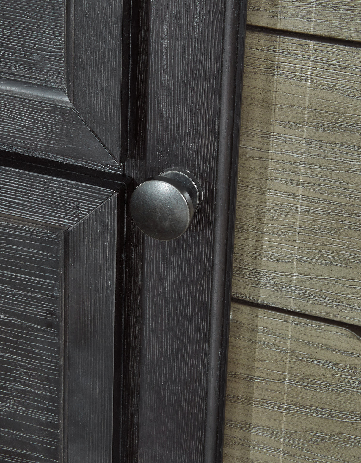 Foyland 7-Piece King Panel Storage Bed with Mirrored Dresser and 2 Nightstands (King/California King Storage Footboard, King/California King Panel Headboard, King Panel Rails with Roll Slats, Dresser, Bedroom Mirror, Nightstand, Nightstand)