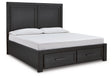 Foyland King Panel Storage Bed (Bed Size: California King)