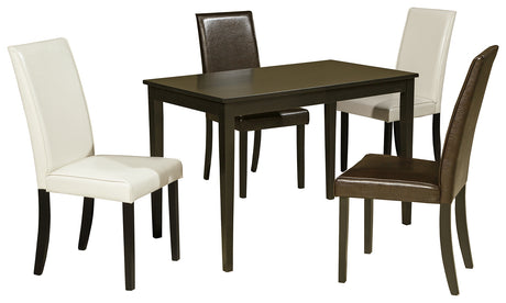 Kimonte 5-Piece Dining Table and 4 Chairs (Dining Chair, Dining Chair, Dining Chair, Dining Chair, Dining Table)