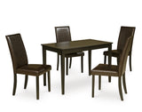 Kimonte 5-Piece Dining Table and 4 Chairs (Dining Chair, Dining Chair, Dining Chair, Dining Chair, Dining Table)