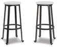 Challiman Bar Height Stool (Color: Vintage White)