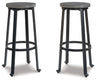 Challiman Bar Height Stool (Variation Color: Antique Gray)