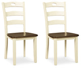 Woodanville 2-Piece Dining Chair (Dining Chair, Dining Chair)