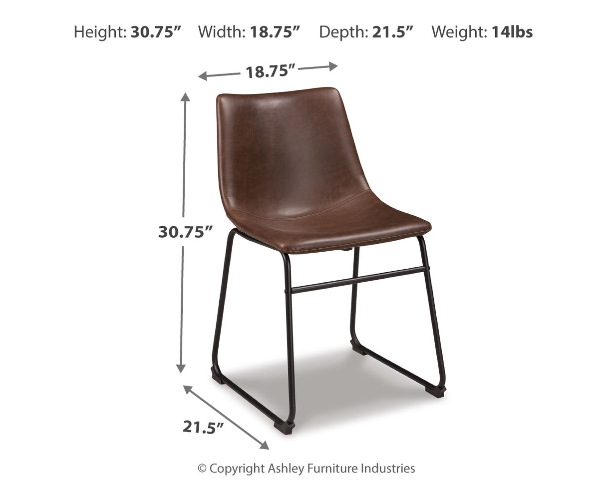 Centiar Dining Chair (Color: Brown)