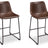 Centiar Counter Height Bar Stool (Color: Brown, Barstool Height: Counter Height)