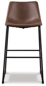 Centiar Counter Height Bar Stool (Color: Brown, Barstool Height: Pub/Bar Height)