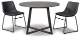 3-Piece Dining Package (Color: Black)