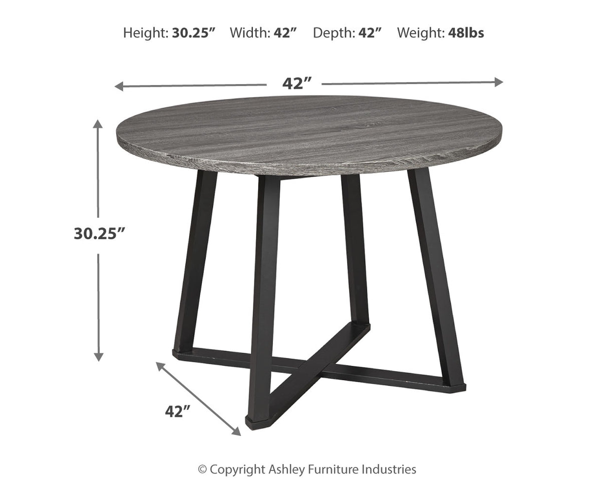 3-Piece Dining Package (Color: Black)