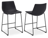 Centiar Counter Height Bar Stool (Color: Black, Barstool Height: Counter Height)