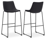 Centiar Counter Height Bar Stool (Color: Black, Barstool Height: Pub/Bar Height)