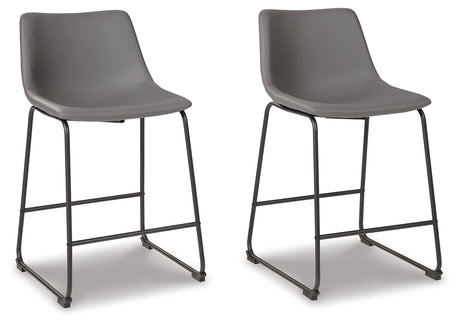 Centiar Counter Height Bar Stool (Color: Gray, Barstool Height: Counter Height)