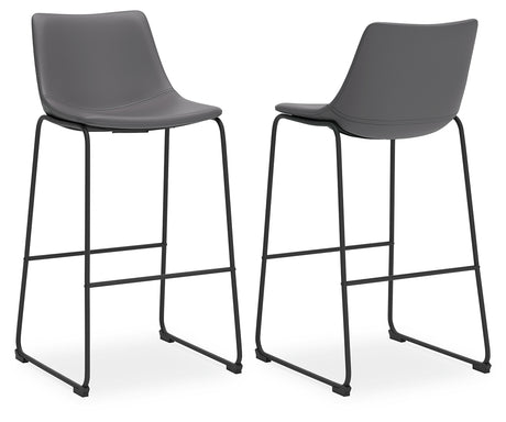 Centiar Counter Height Bar Stool (Color: Gray, Barstool Height: Pub/Bar Height)
