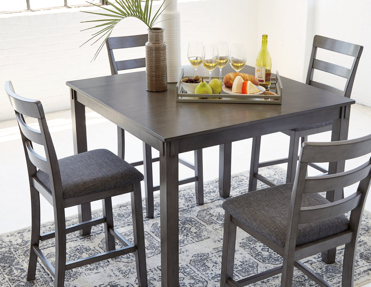 Bridson Counter Height Dining Table and Bar Stools (Set of 5)