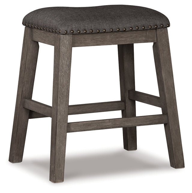 Caitbrook Counter Height Upholstered Bar Stool (Set of 2)