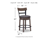 Caitbrook Counter Height Bar Stool (Barstool Height: )