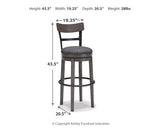 Caitbrook Bar Height Bar Stool