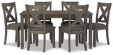 Caitbrook Dining Table and Chairs (Set of 7)