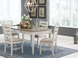 Skempton 5-Piece Dining Table and 4 Chairs (Dining Table, Dining Chair, Dining Chair, Dining Chair, Dining Chair)