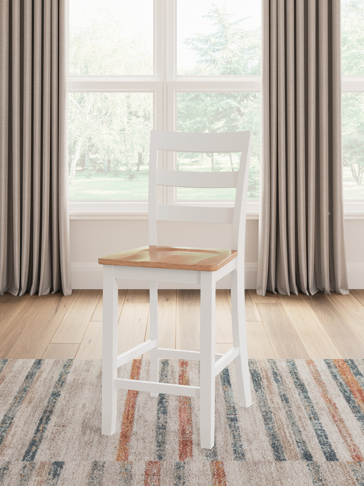 Gesthaven 3-Piece Counter Height Dining Table and 2 Barstools (Counter Height Dining Table, Counter Height Barstool, Counter Height Barstool)