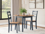 Gesthaven 3-Piece Dining Table and 2 Chairs (Dining Drop Leaf Table, Dining Chair, Dining Chair)