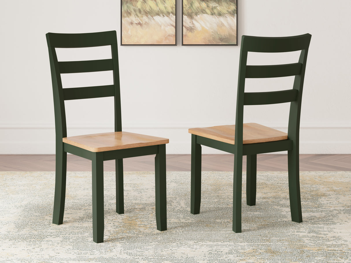 Gesthaven 3-Piece Dining Table and 2 Chairs (Dining Drop Leaf Table, Dining Chair, Dining Chair)