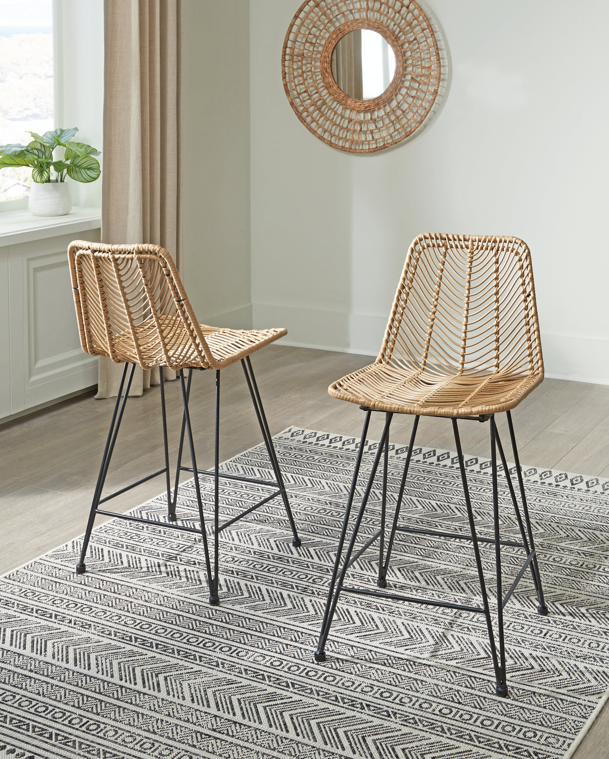 Angentree Counter Height Bar Stool (Set of 2)