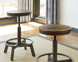 Torjin Counter Height Stool (Color: Brown/Gray)