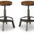 Torjin Counter Height Stool (Color: Brown/Gray)