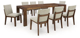 Kraeburn 9-Piece Dining Table and 8 Chairs (Dining Chair, Dining Chair, Dining Chair, Dining Chair, Dining Chair, Dining Chair, Dining Chair, Dining Chair, Dining Table)