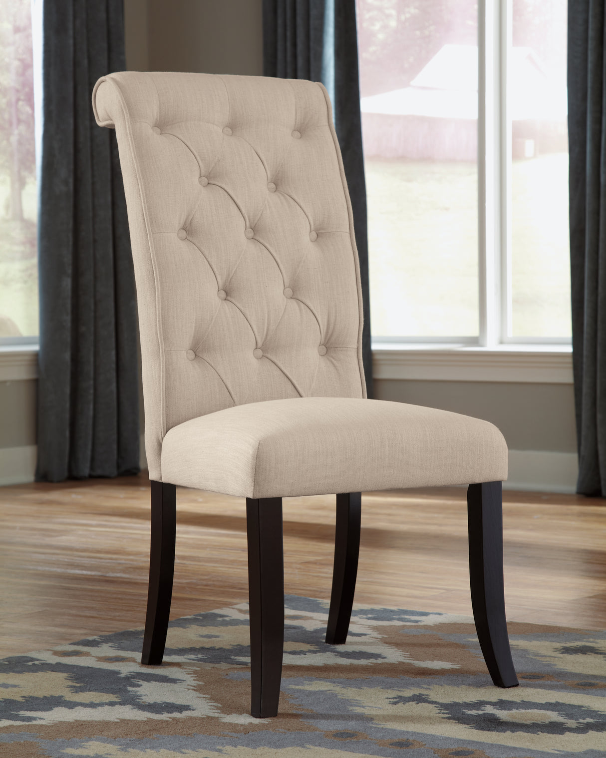 Tripton Dining Chair (Color: Linen)