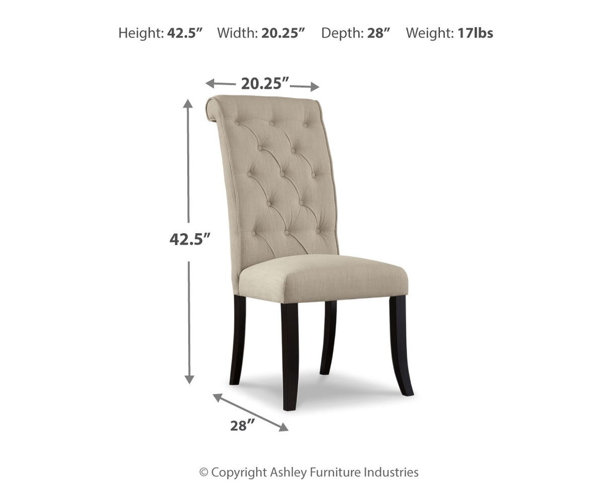 Tripton Dining Chair (Color: Linen)