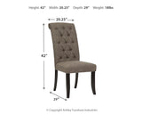 Tripton Dining Chair (Variation Color: Graphite)