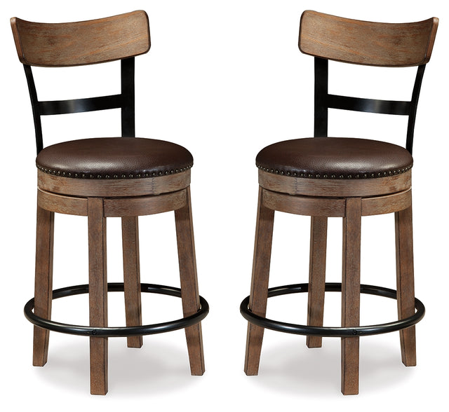 Pinnadel Counter Height Bar Stool (Set of 2)