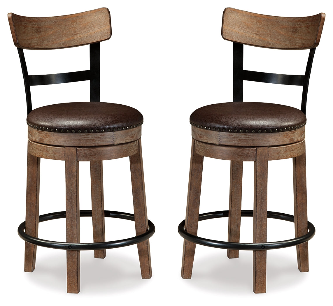 Pinnadel Counter Height Bar Stool (Set of 2)