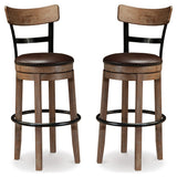 Pinnadel Bar Height Bar Stool (Set of 2)