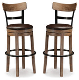 Pinnadel Bar Height Bar Stool (Set of 2)