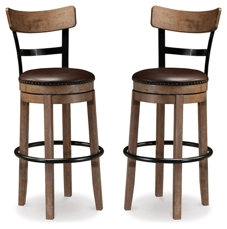 Pinnadel Bar Height Bar Stool (Set of 2)