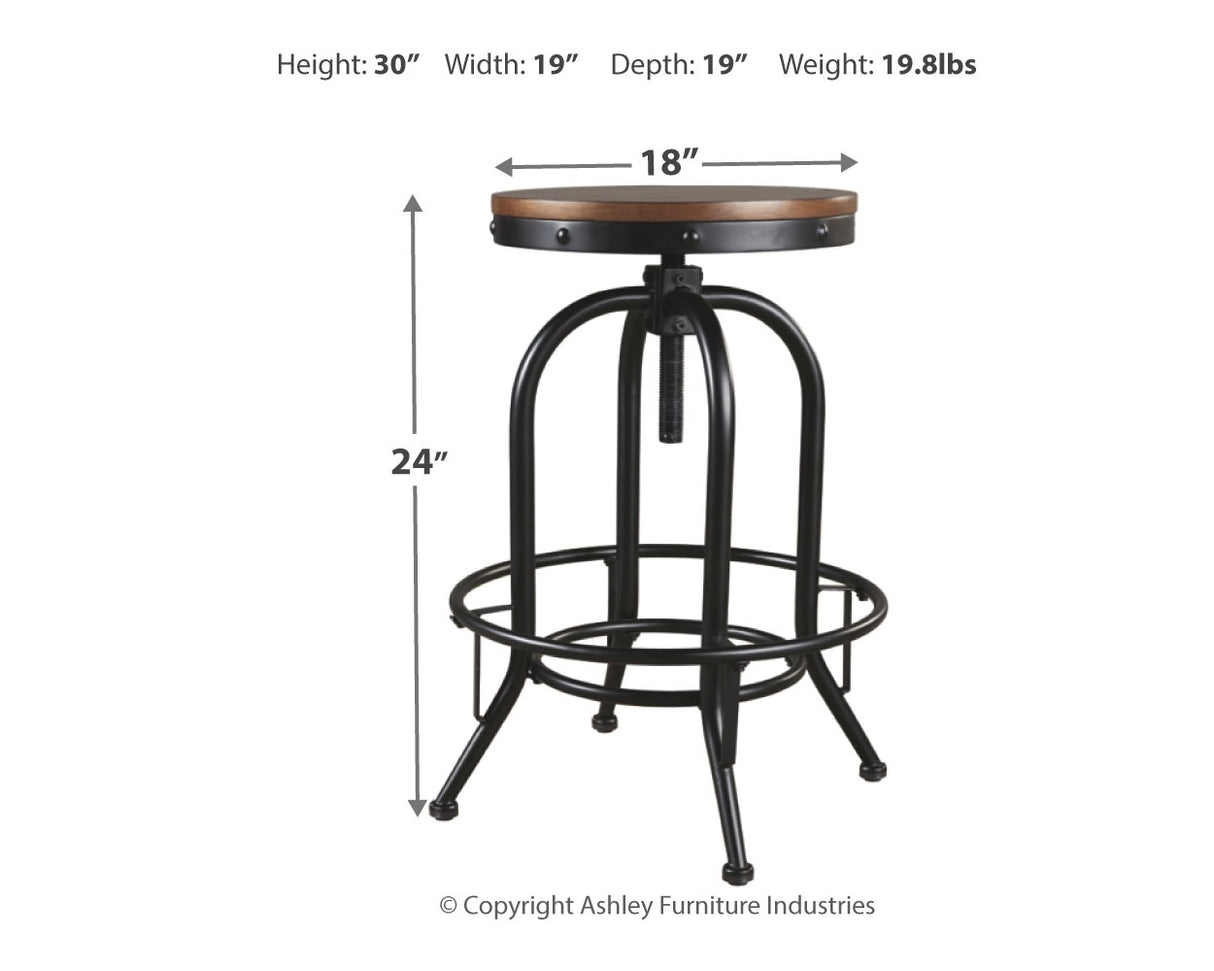 Valebeck Bar Height Bar Stool (Variation Barstool Height: )