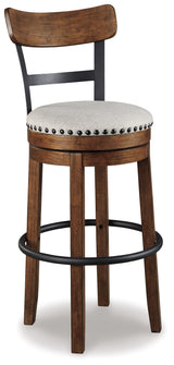Valebeck Counter Height Bar Stool (Color: Brown, Barstool Height: Pub/Bar Height)