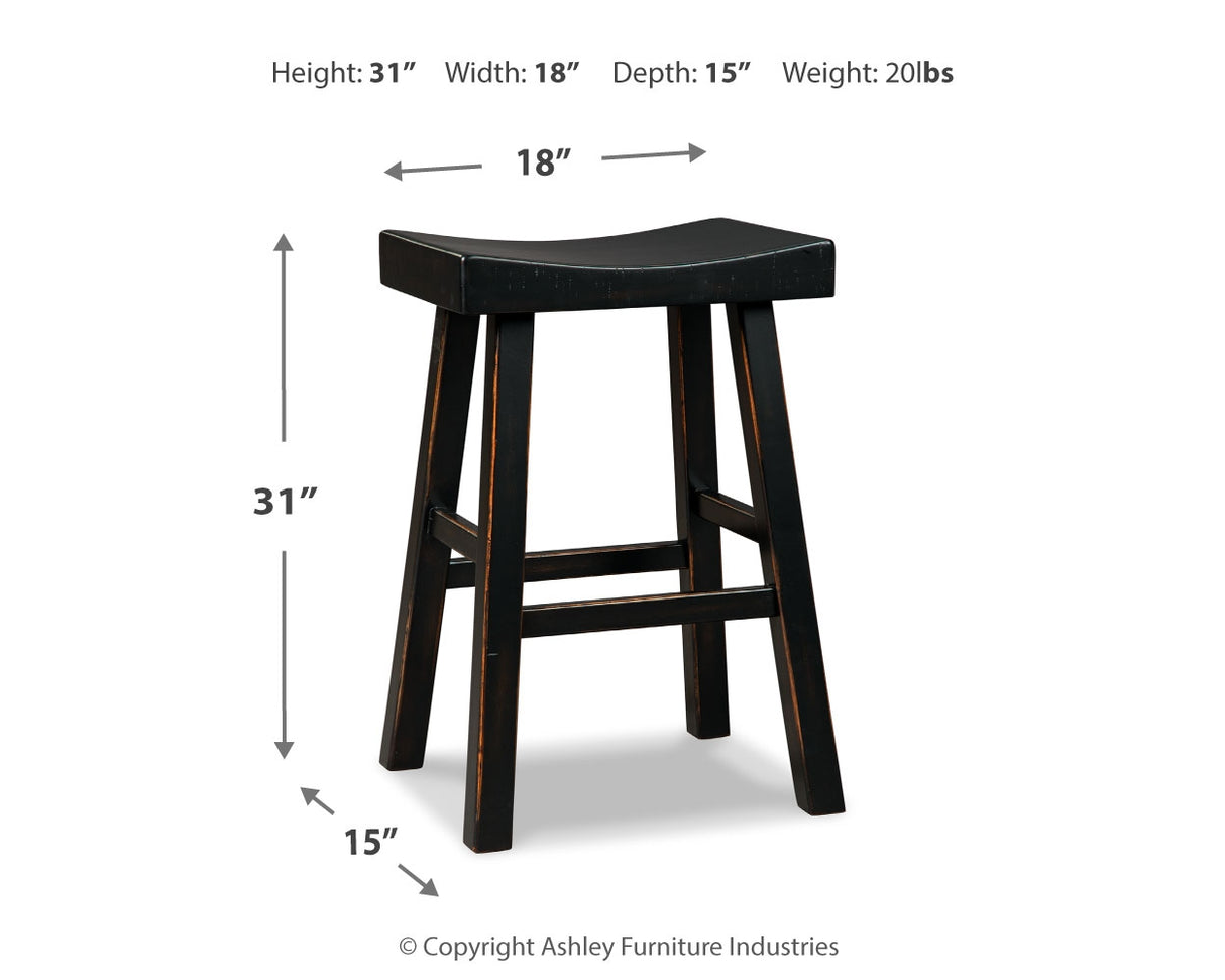 Glosco Pub Height Bar Stool (Set of 2)