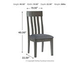 Hallanden 2-Piece Dining Chair (Dining Chair, Dining Chair)