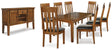 Ralene 10-Piece Dining Table and 8 Chairs with Storage (Dining Server, Dining Extension Table, Dining Chair, Dining Chair, Dining Chair, Dining Chair, Dining Chair, Dining Chair, Dining Chair, Dining Chair)