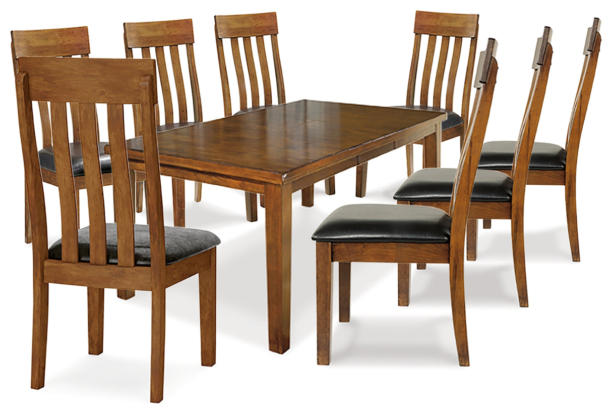 Ralene 9-Piece Dining Table and 8 Chairs (Dining Extension Table, Dining Chair, Dining Chair, Dining Chair, Dining Chair, Dining Chair, Dining Chair, Dining Chair, Dining Chair)