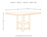 Ralene Counter Height Dining Extension Table