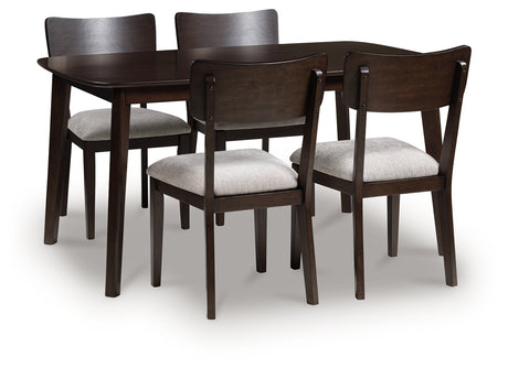 Mallenette Dining Table and 4 Chairs (Set of 5)