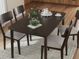 Mallenette Dining Table and 4 Chairs (Set of 5)